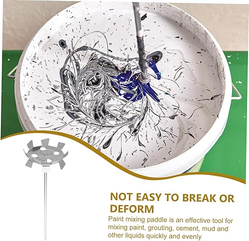 Miniatura 3 de Taladro de impacto, cabezal mezclador de hormigón para taladro, mezclador de cemento, mezclador de pintura para modelos, varilla de mezcla de