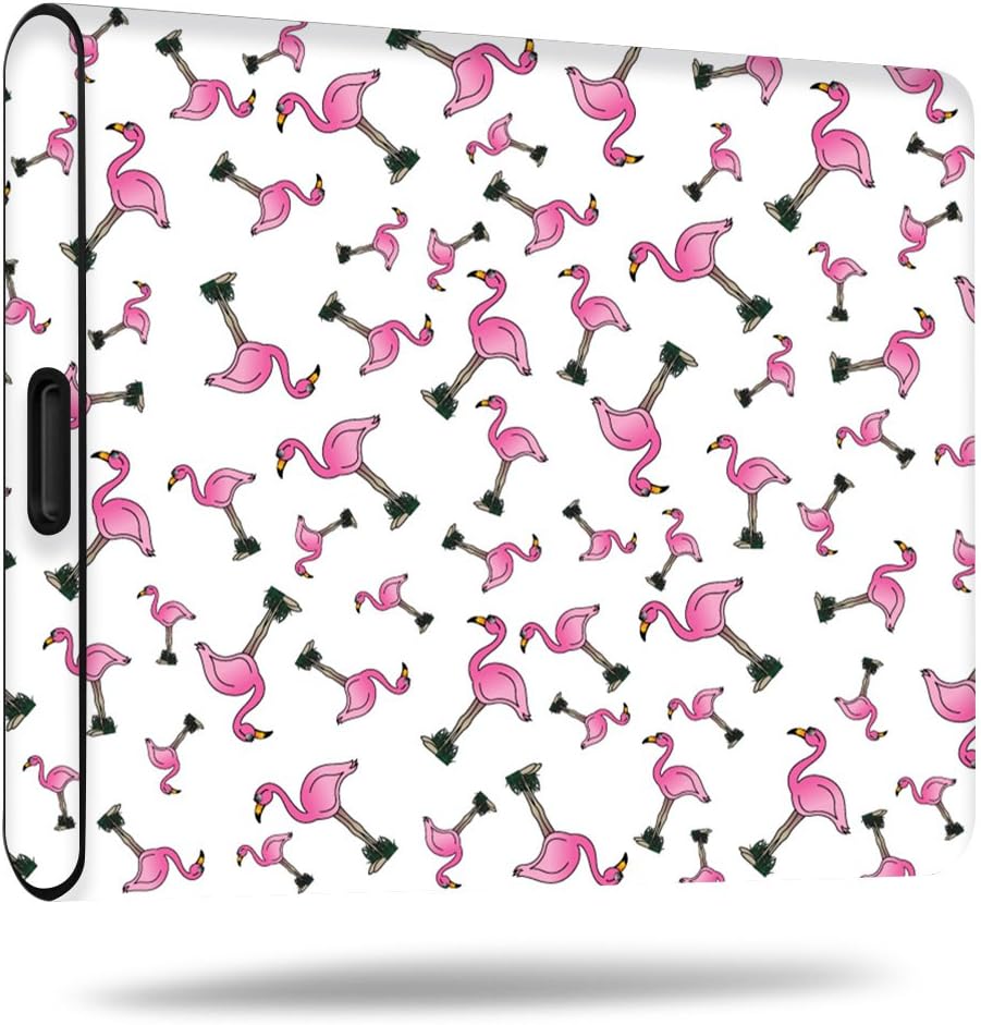 MightySkins Skin Compatible with Samsung T5 Portable SSD - Cool Flamingo | Protective, Durable, and Unique Vinyl Decal wrap Cover | Easy to Apply, Remove, and Change Styles | Made in The USA