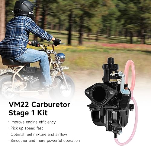 Miniatura 55 de FVRITO Carburador VM22 de 1.024 in para Predator 212 cc 196cc Coleman CT200U CT200U-EX BT200X KT196 Mini Bike Go Kart Baja Warrior MB200 6.5hp GX160