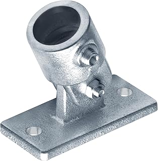 2 PCS Swivel Handrail Socket Base, Fits 1" Schedule 40 Structural Pipe