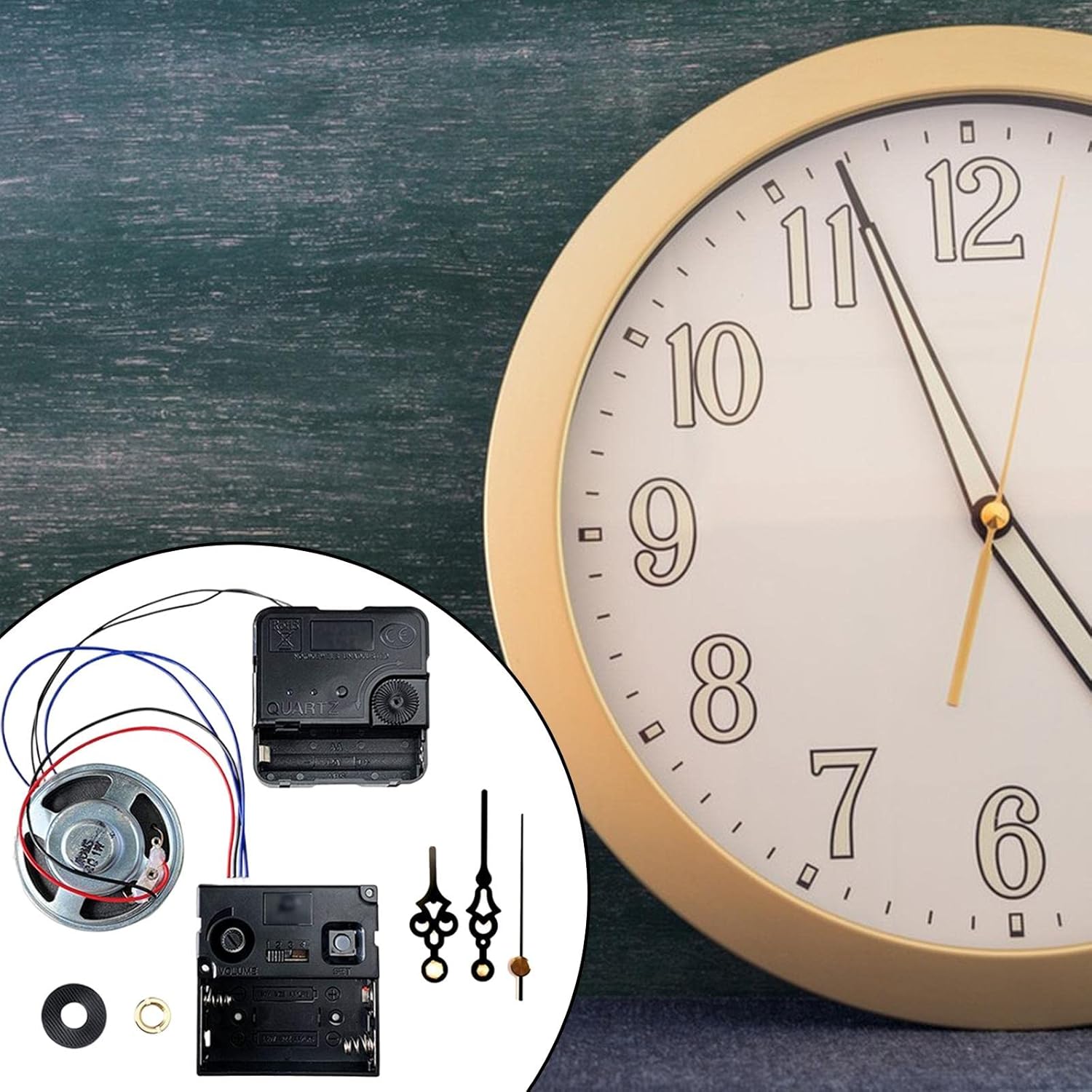 Gazechimp DIY Pendulum Clock Movement Replacement Parts DIY Clock Accessory Kits