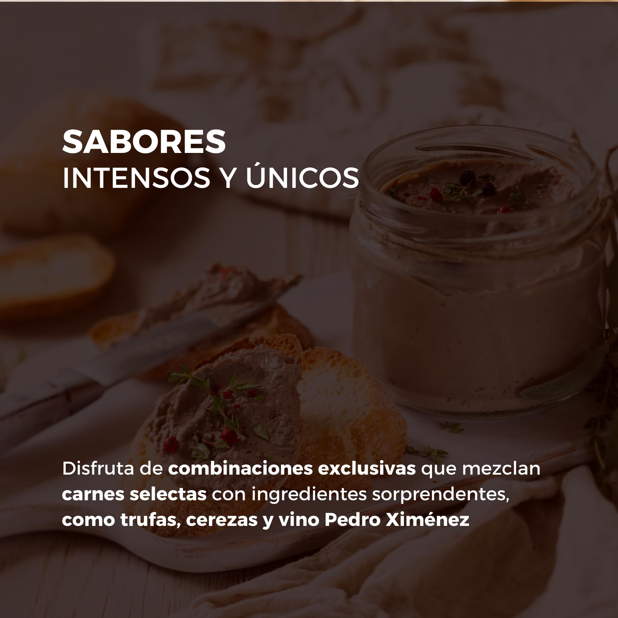 2 unidades - Pack 3 patés cárnicos - La Chinata - faisán con trufas - ibérico con cerezas - ciervo al Pedro Ximénez - surtido gourmet para aperitivos y tapas - sabores auténticos