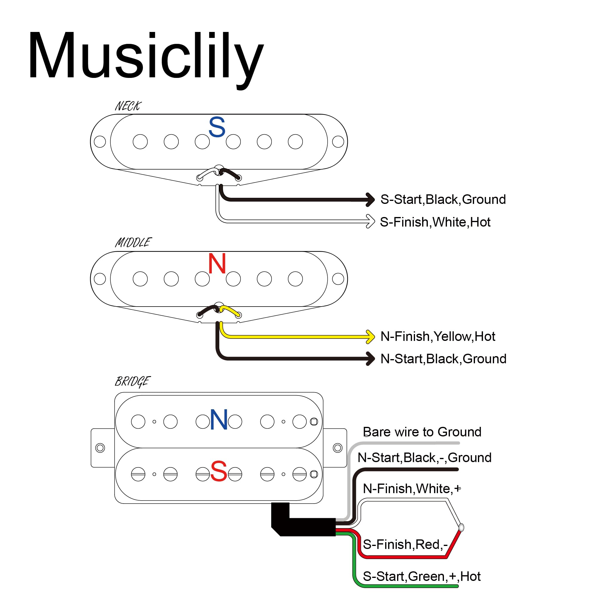 Amazon.co.jp: Musiclily Pro ST-TX アルニコ5 スタッガード シングル