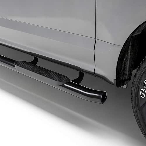 ARIES S223006 4-Inch Oval Black Steel Nerf Bars, Select Ford