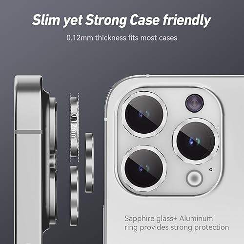 Miniatura 81 de Paquete de 3 x 2 protectores de lente de cámara Jeluse para iPhone 14 Pro Max para iPhone 14 Pro, cubierta protectora de pantalla de vidrio templado