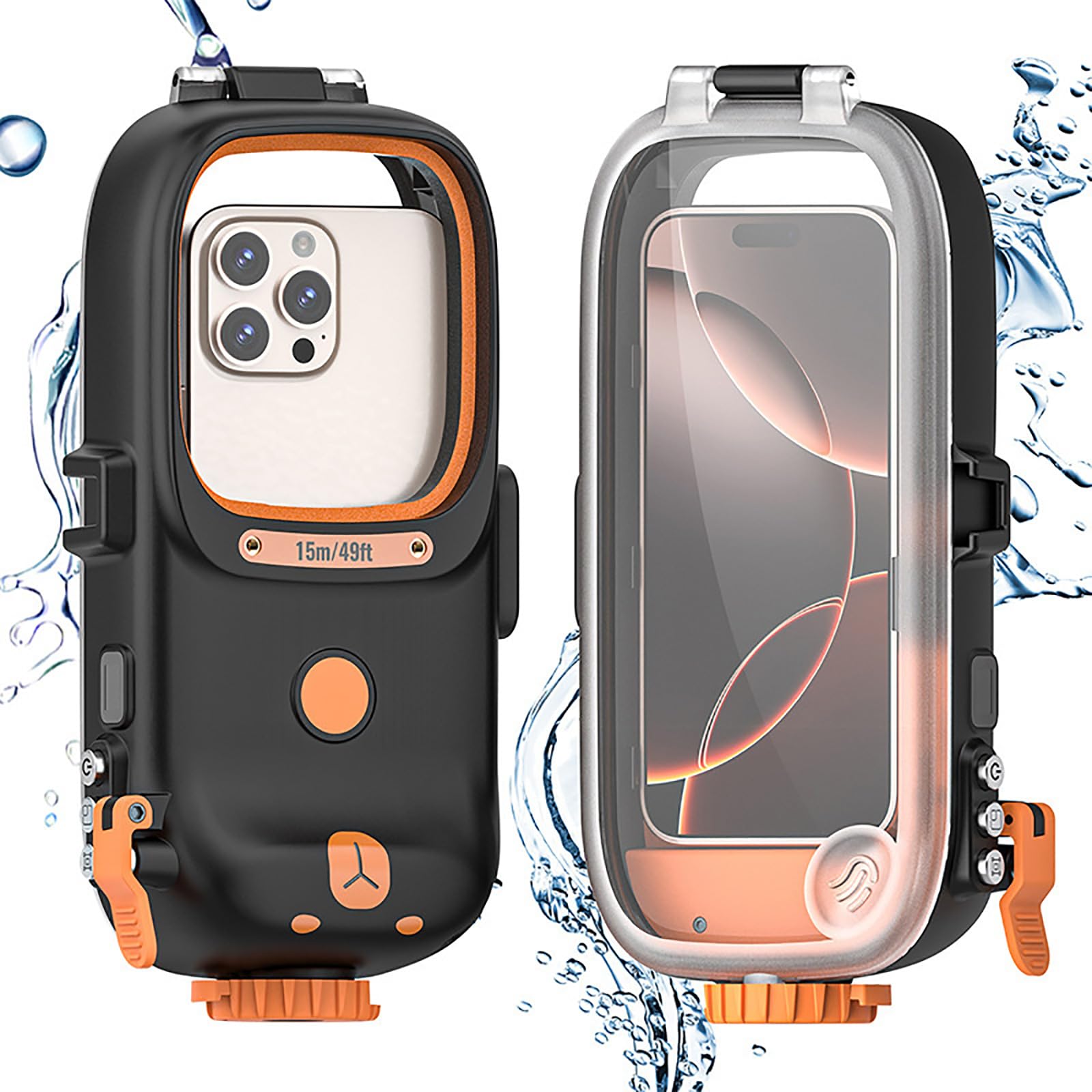 Custodia per telefono resistente all ' acqua per schermi da 4, 7 a 6, 9 pollici adatta moderni smartphone per la difesa del telefono sportivo