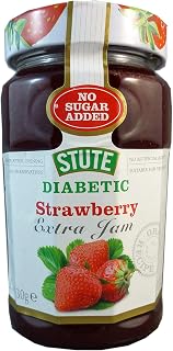 Stute No Sugar Added Strawberry Jam 430g - 2 Pack