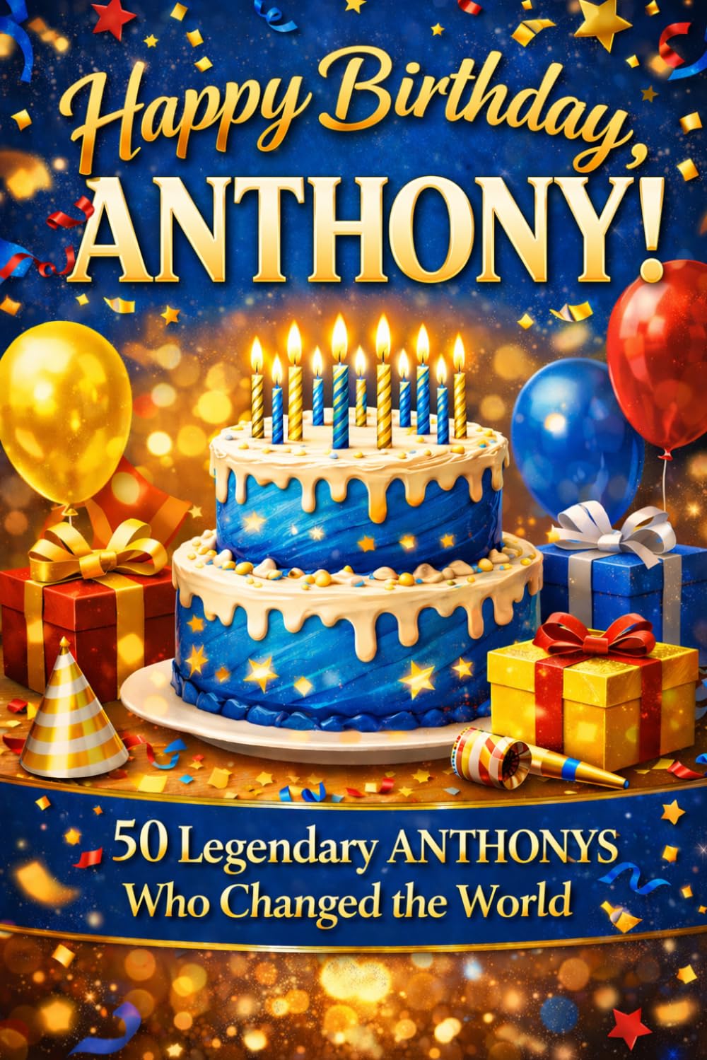 Happy Birthday Anthony! Did you know name is famous?: 50 Legendary Anthonys Who Changed the World