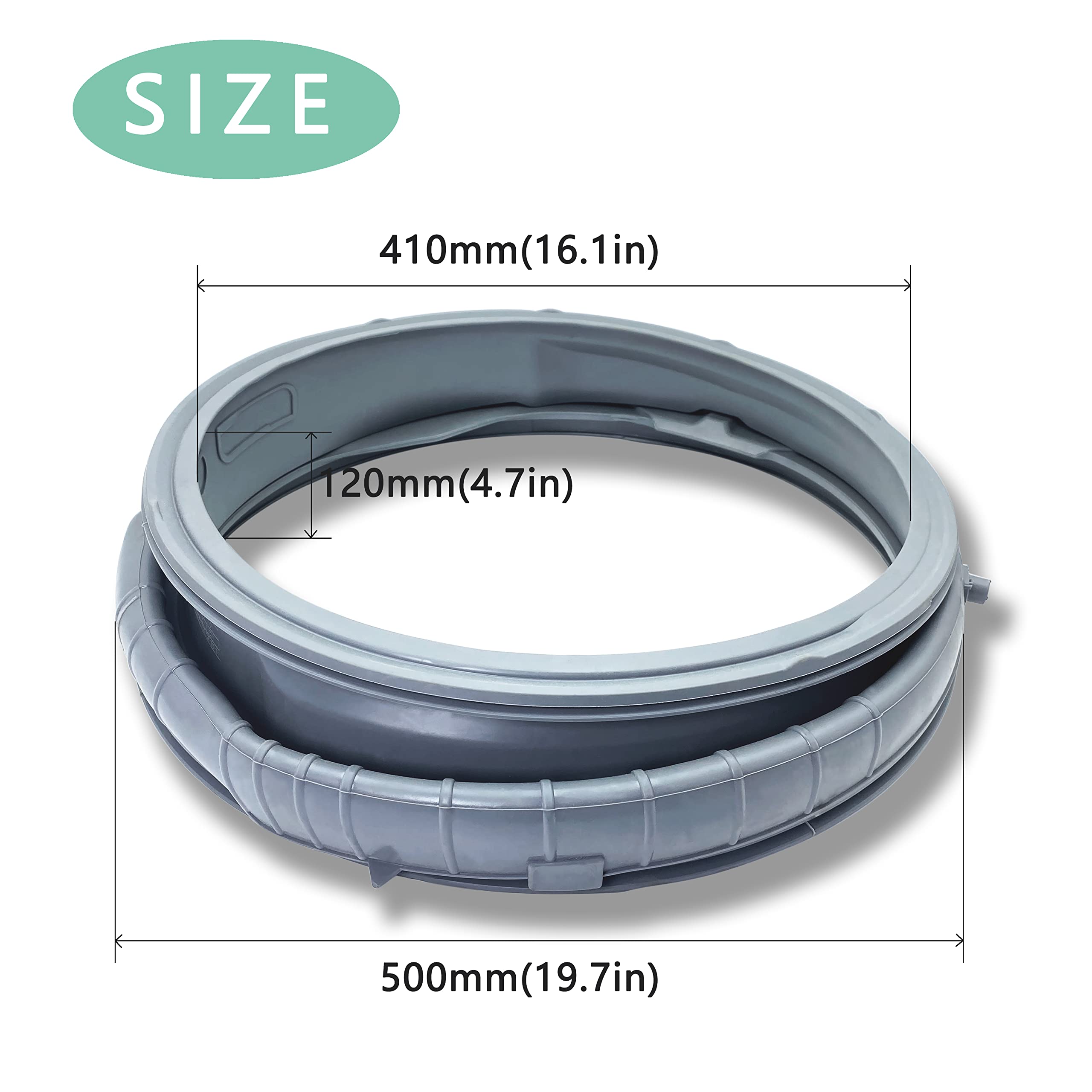 Amazon.com: MDS47123619 Door Gasket - Washer Door Boot Compatibile 