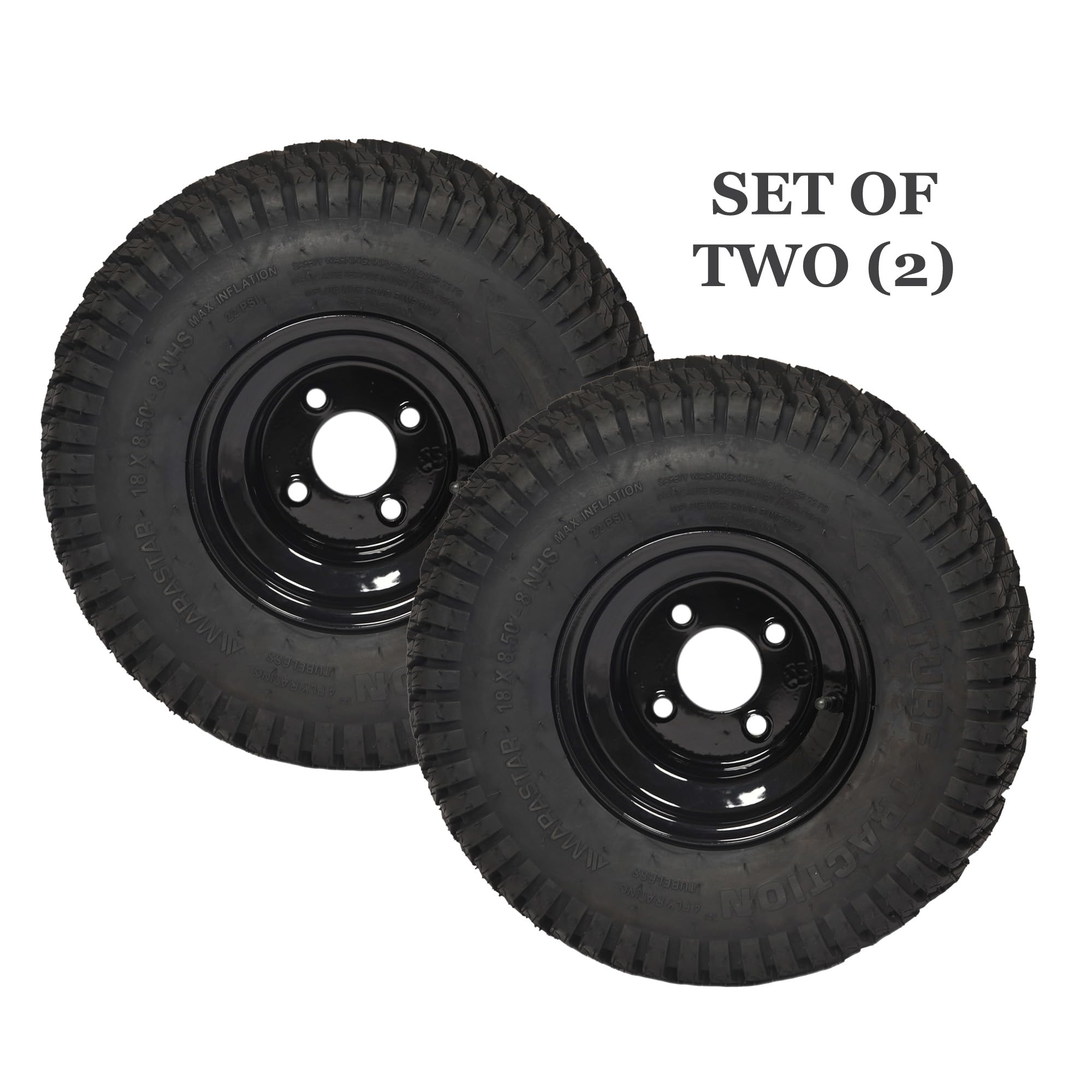 専用8点 Amazon.com: Marastar Turf Traction 18x8.50-8 Tire and Wheel