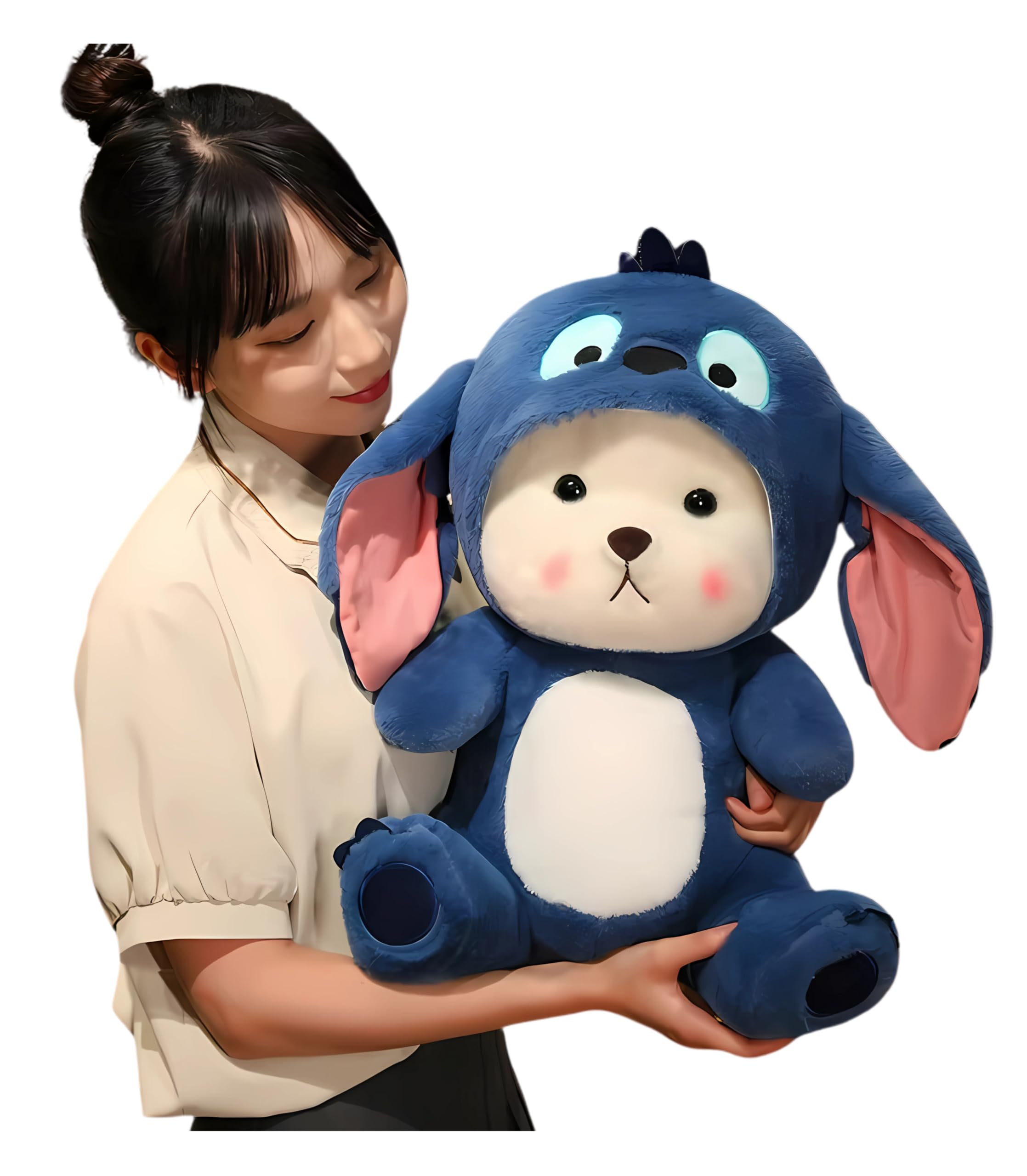 Storescent Stuffed Blue Dragon Hooded Teddy Bear (60cm) | Soft Plush Toy for Kids, Cute Dragon-Themed Cuddly Bear, for Children Ultra-Soft Huggable Cuddle Buddy-image-13