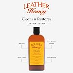 Leather Honey Leather Plus propre - Qualité Leather Je vous en prie. 1968 - Leather Nettoyeur pour intérieurs, meubles, chaussures, sacs, accessoires & Appareil - 8oz