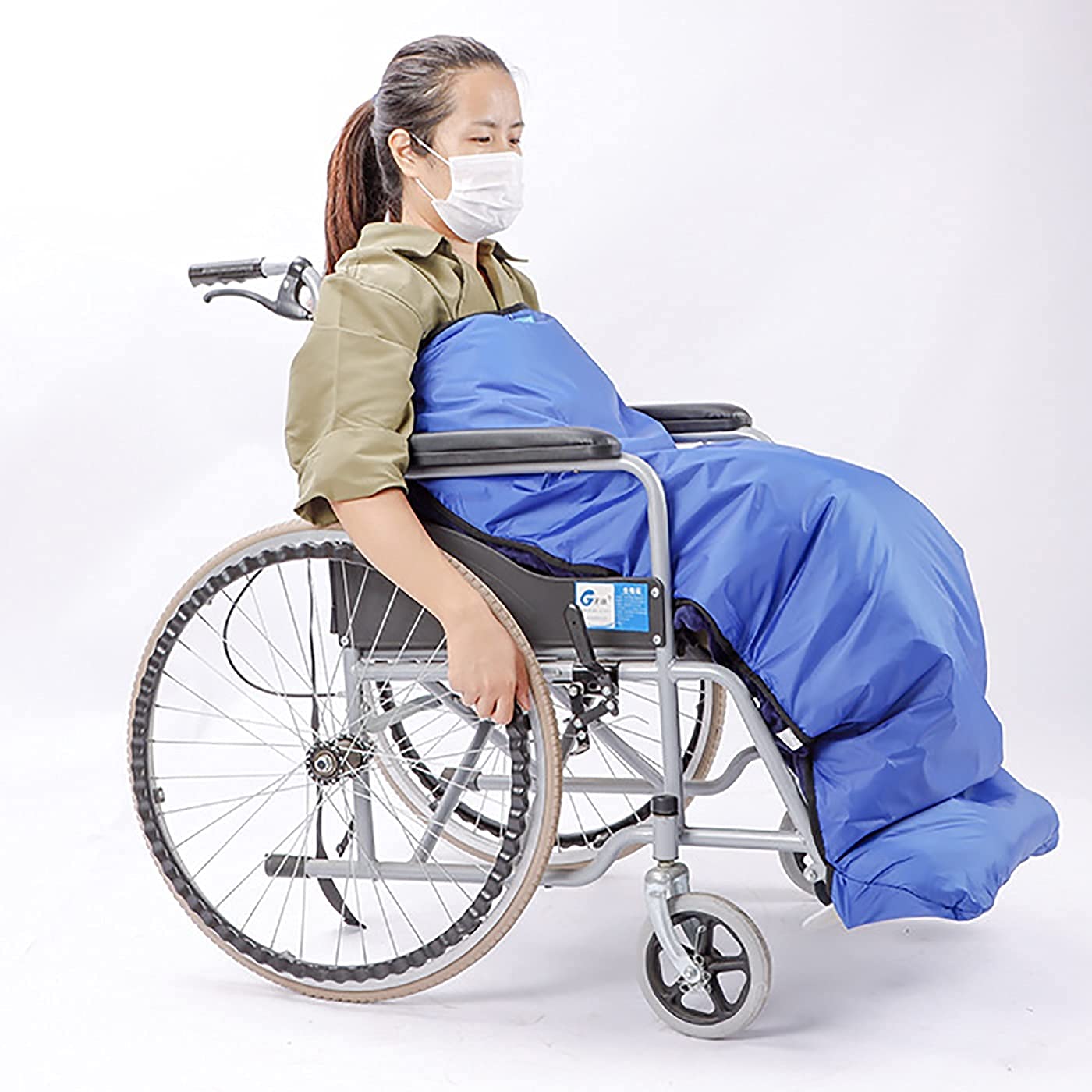 Manta para Silla de Ruedas para Calidez, Funda más cálida, Impermeable, a Prueba de Viento, para Adultos, acogedora Funda para Silla de Ruedas, para Cubiertas cálidas, piernas y pa