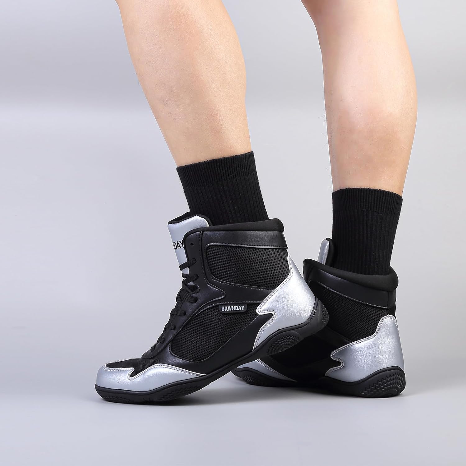 Wrestling Shoes Men Boxing Shoes for Men Pro Wrestling Boots High Top Fitness Weightlifting Powerlifting Shoes - Image 8