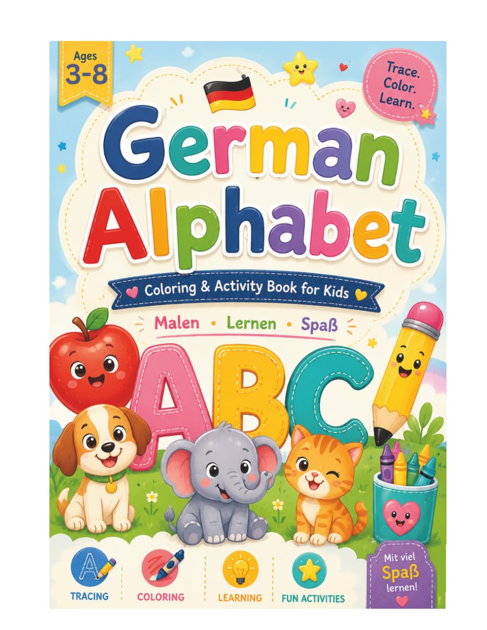 German Alphabet: Learn German ABC FOR Kids