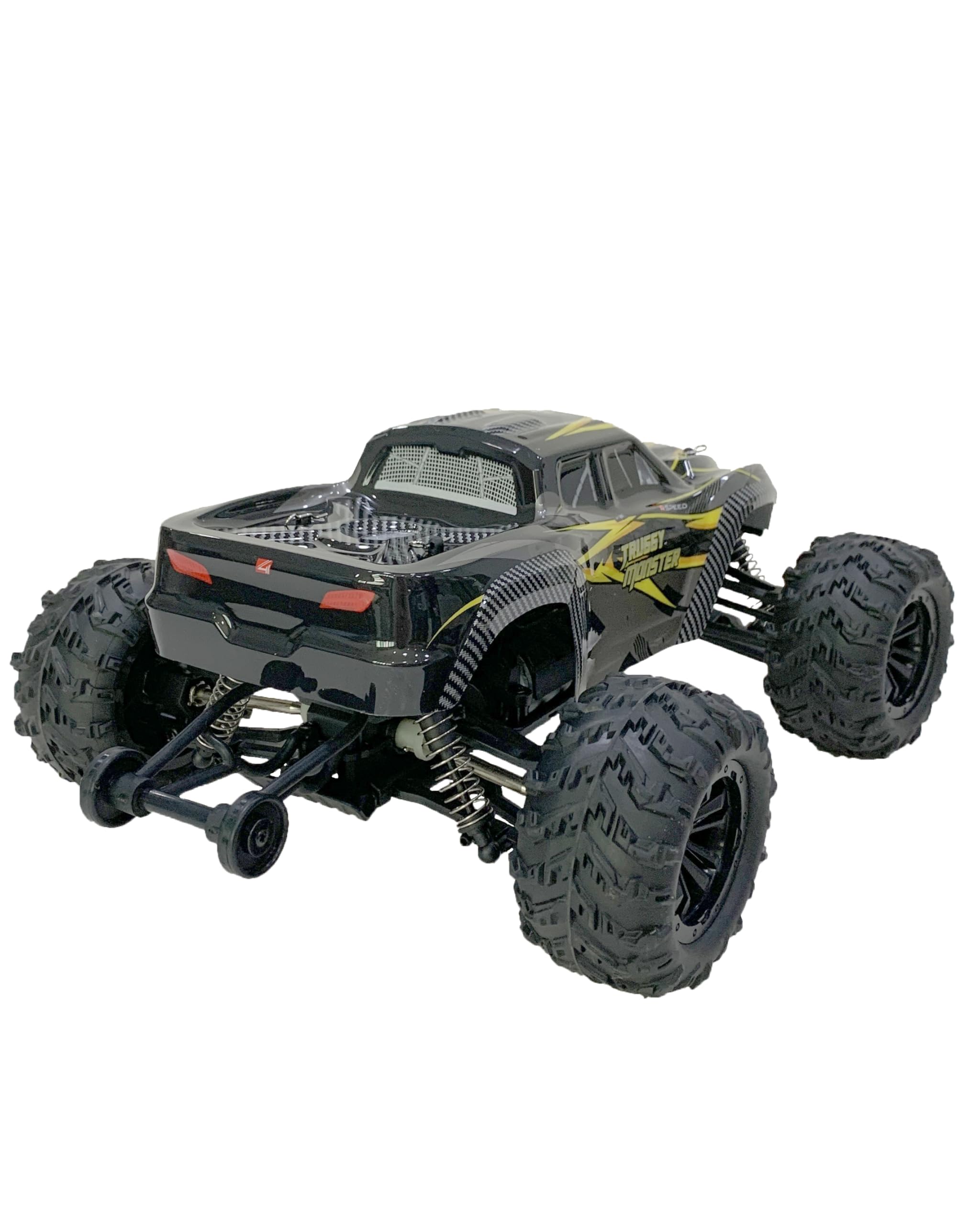 4Speed - Truggy Monster 1:16 – Truggy Teledirigido hasta 30 km/h – Ruedas Antivuelco – Suspensiones Delantera/Trasera – 2,4 GHz – Batería Incluida – Juguete RC Infantil Interior/Exterior