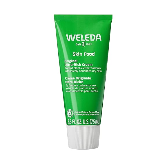 Weleda Skin Food Original Ultra-Rich Body Cream 2.5 Fluid Ounce, Plant Rich Hydrating Moisturizer with Pansy, Chamomile and Calendula