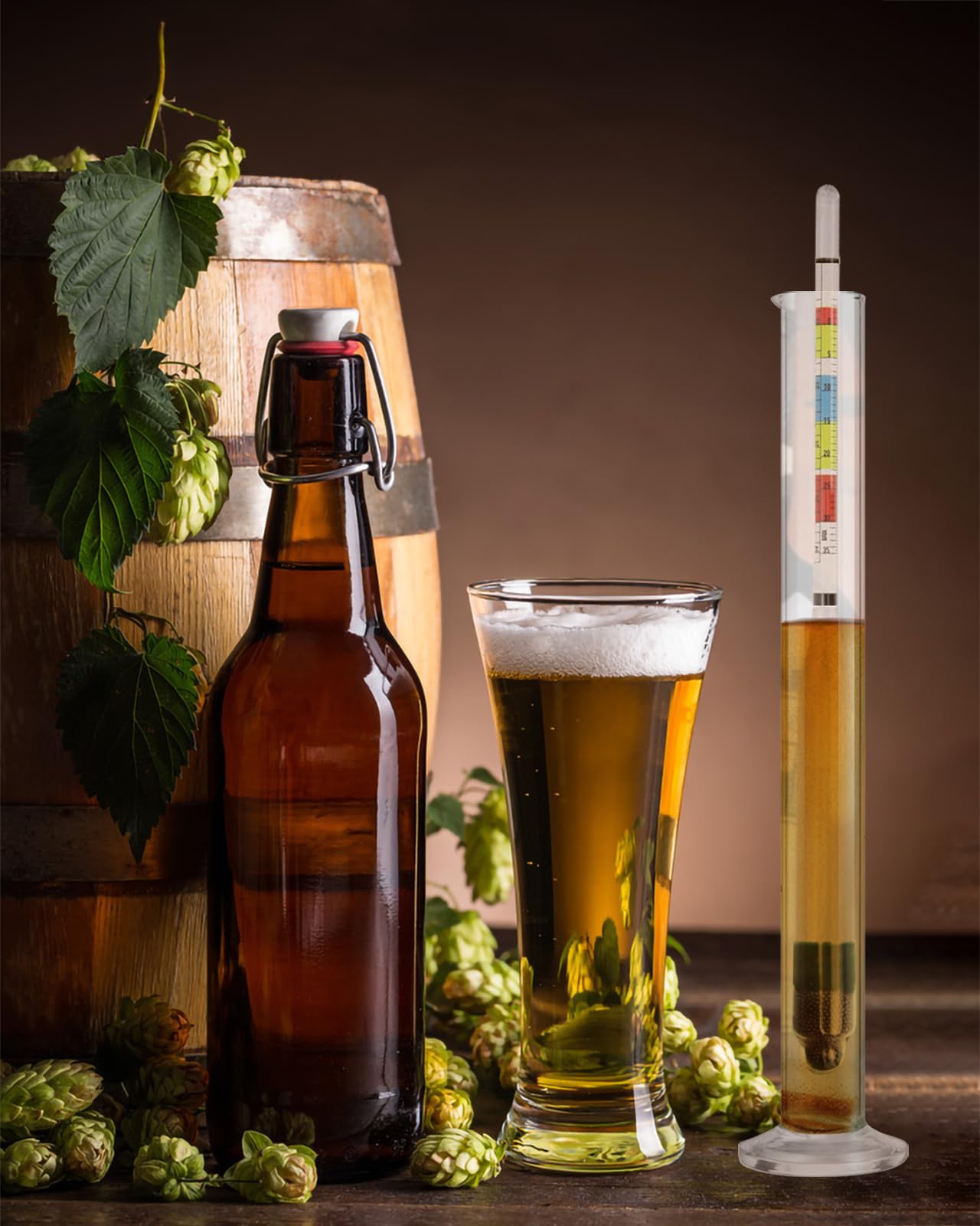 Wine Making Hydrometer - Measure ABV & Brix -3