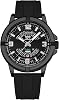 Watch for Men Stylish Silicone Band Luxury Dial Waterproof Calendar Analog Sports Fashion Casual Large Big Face Quartz Wrist Watches