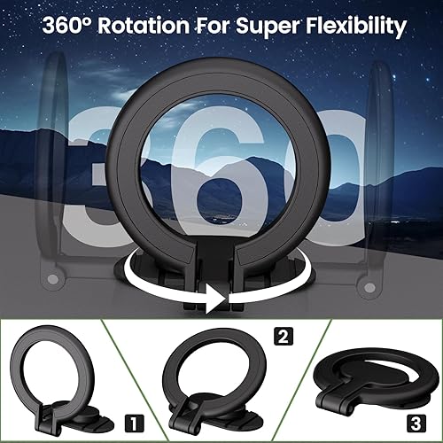 Miniatura 3 de Soporte de teléfono para automóvil, soporte para teléfono de automóvil 40 imanes N52 y soporte de teléfono ahorrador de espacio para automóvil,