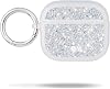 Case-Mate Airpods Case 3rd Generation w/Keychain Ring [Wireless Charging Compatible] Twinkle Stardust Cover for Apple Airpods 3rd Generation [Front LED Visible] Anti-Scratch Shockproof Cover