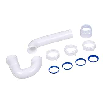 J-TRAP/A→Z Beat Oatey 1-1/4 in. White Plastic Sink Drain J-Bend P- Trap