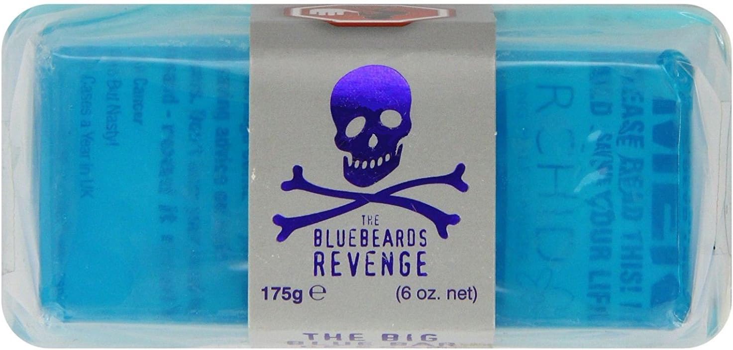 The Bluebeards Revenge Big Blue Bar of Soap 175g (Pack of 4