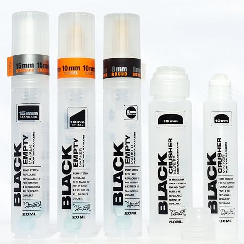 Montana Black Juego de 5 marcadores vacíos