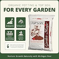 Vista 3 de Michigan Peat 5540 40 libras de tierra para jardín