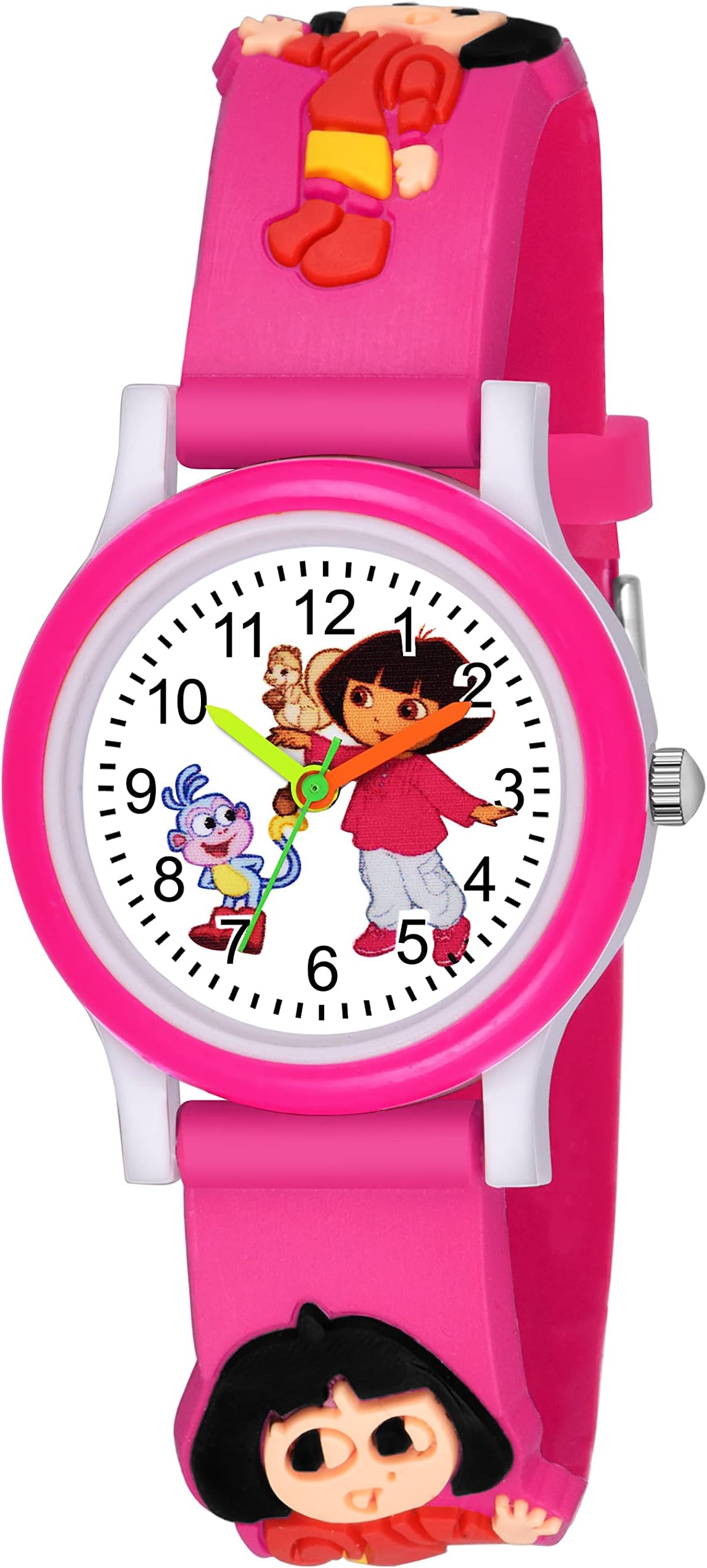 SWADESI STUFF White Dial Dora Love Watch Series Analogue Girl's Kids Watch