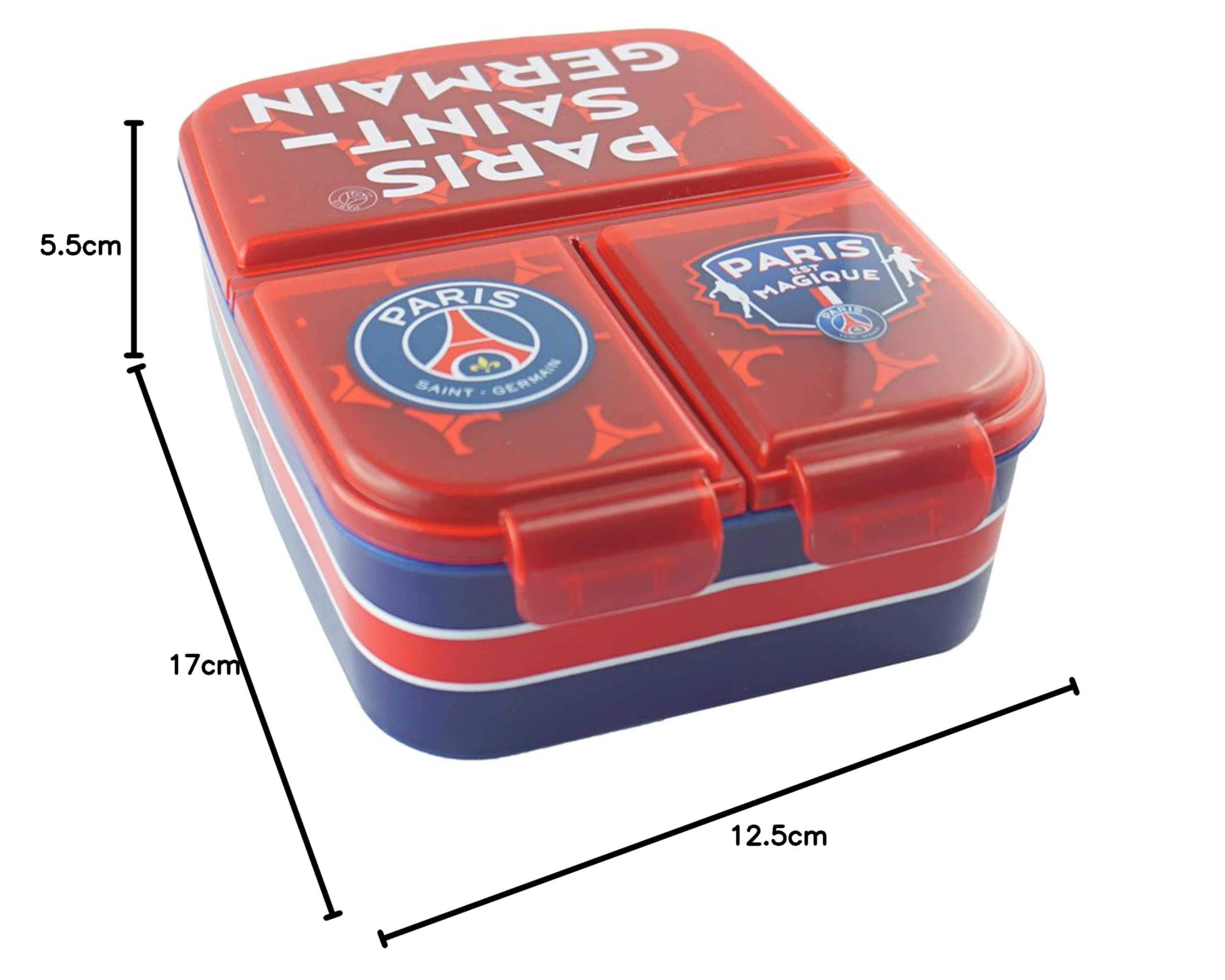 Paris Saint-Germain - Caja de sándwich para almuerzo (colección oficial)