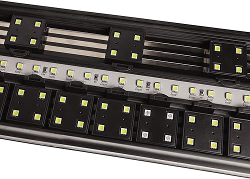 Miniatura 5 de Marineland Luz LED avanzada totalmente ajustable para acuarios de 20 galones, iluminación personalizable