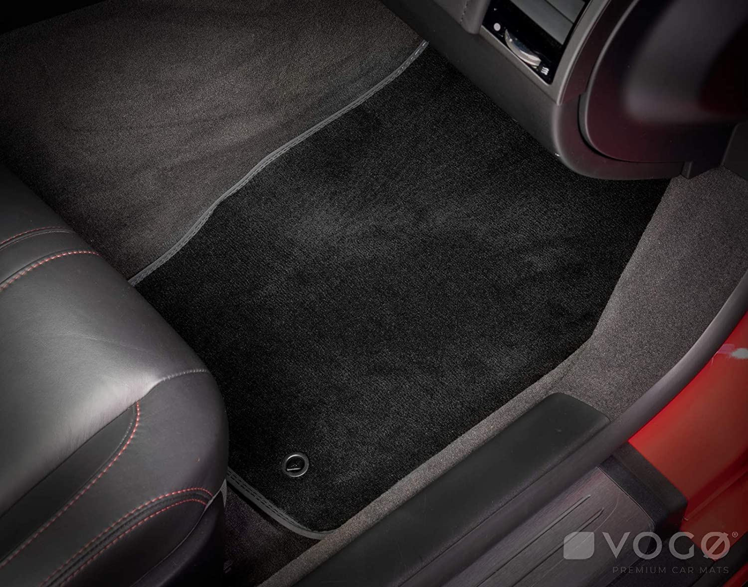 Alfombrillas Velour para Coche Estera del Coche Alfombrillas Velour Coche compatibles con Volkswagen Passat B7 2010-2014 Kombi/Sedan