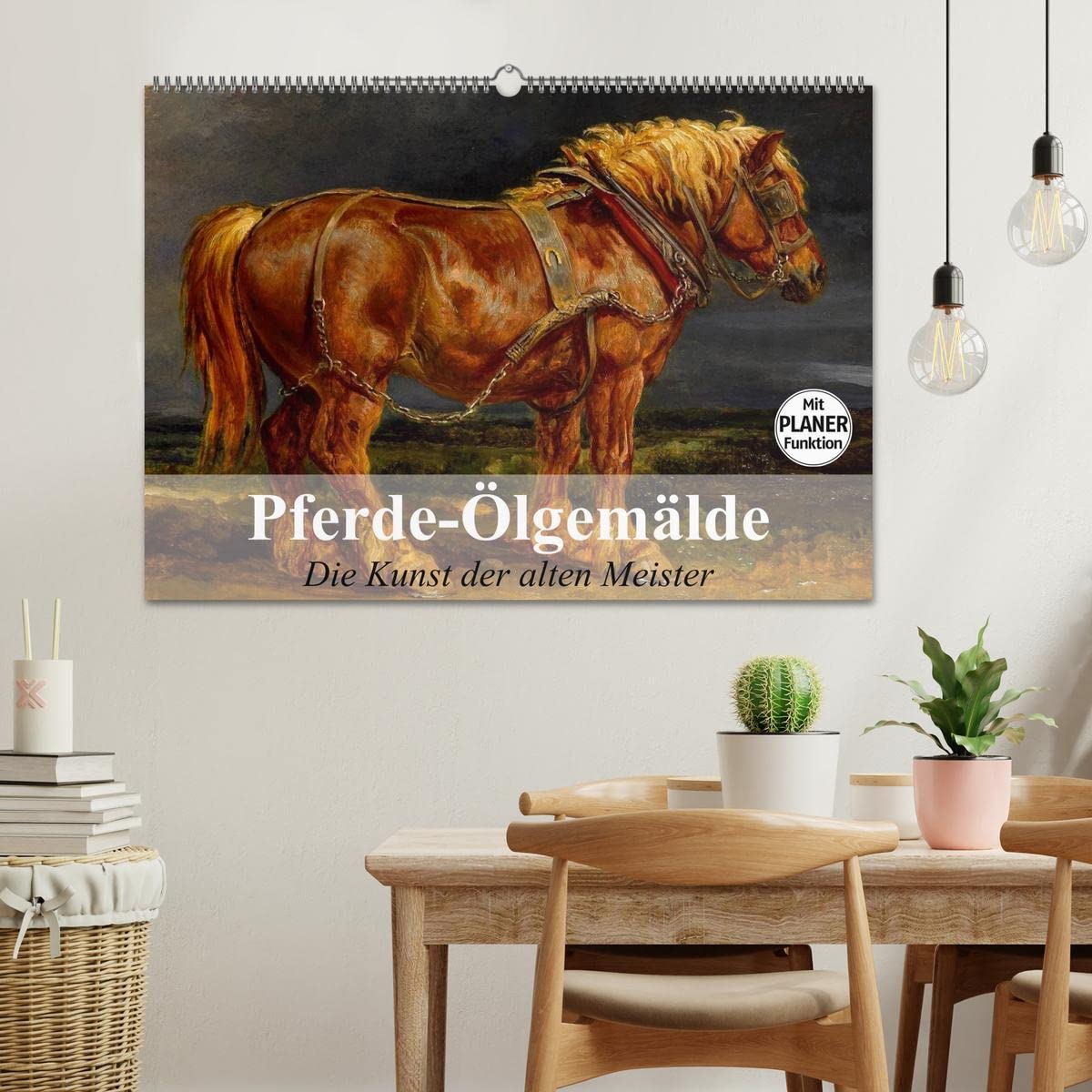 Pferde-Ölgemälde. Die Kunst der alten Meister (Wandkalender 2026 DIN A2 quer), CALVENDO Monatskalender: Beeindruckende Ölgemälde von großen Künstlern der Vergangenheit (CALVENDO Kunst)