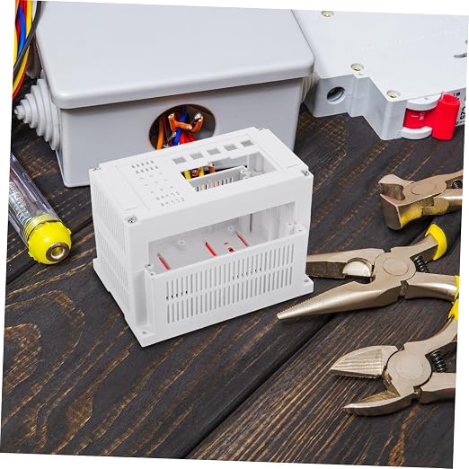 Caja de Control PLC de Plástico Impermeable OUNONA para Uso Interior y Exterior, Vivienda Estanca con Cierre para Proyectos Electrónicos e Instrumentos Eléctricos miniatura 6