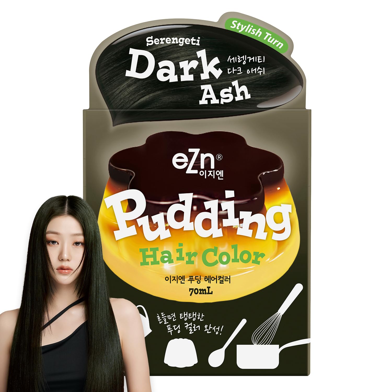 Amazon.com : eZn Pudding Hair Dye Ammonia Free Semi-Permanent Self
