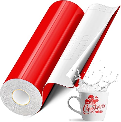 Miniatura 10 de EPRCUT Vinilo permanente negro, rollo de vinilo adhesivo de 12 pulgadas x 50 pies para decoraciones y regalos del día de Pascua, vinilo negro