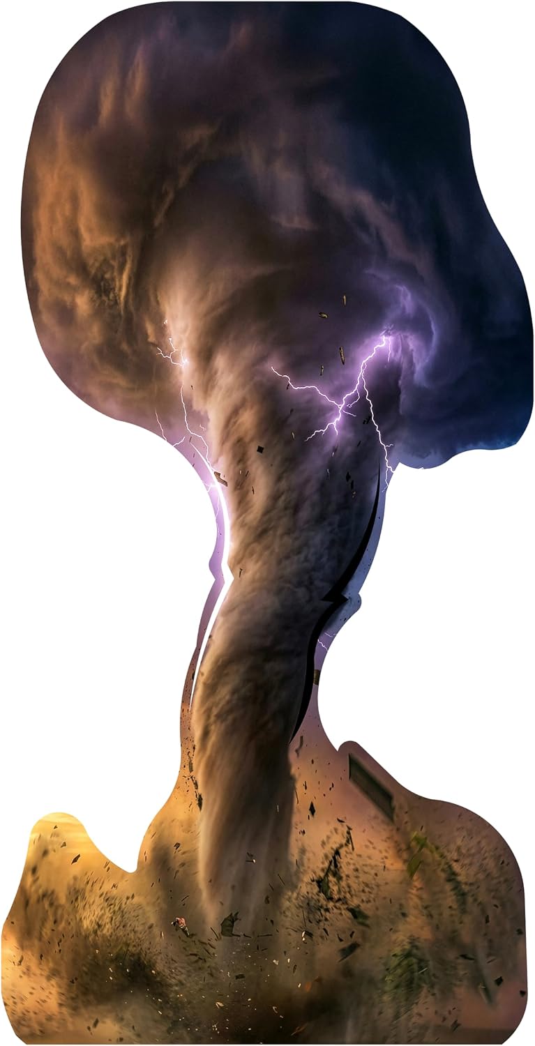 Tornado Twister Natural Disaster Storm Weather 8in Acrylic