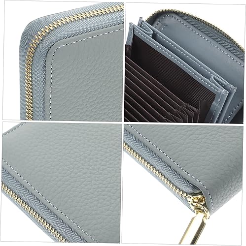 Vista 8 de MAGICLULU 4pcs Wallet Holder Change Coin Pouch Convenient Bag Billeteras De Hombres Cuero Original Portable Organizer Large Cards Container Small