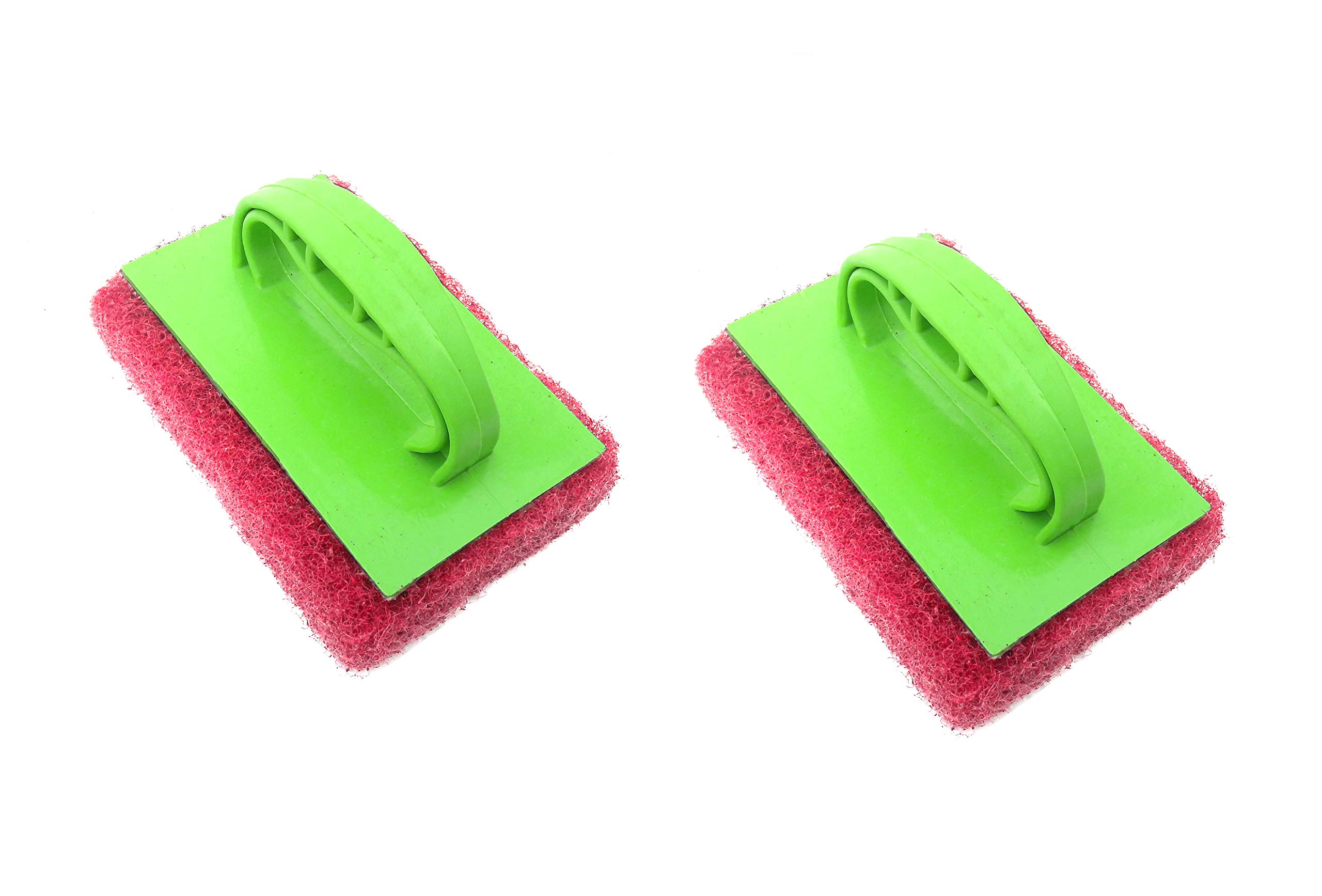 Polyester Fiber Scrubber Dishwasher for Tile, Floor Cleaning Ruff N Tuff Hard Brush Grate for Cleaning Pots Pans Sinks bathrooms and More Set of 2-image-7