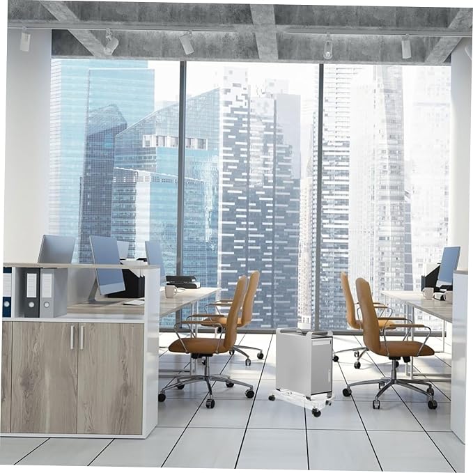 Soporte móvil para torre de computadora con ruedas y altura ajustable miniatura 2