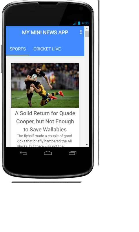 My Mini News App - App on Amazon Appstore