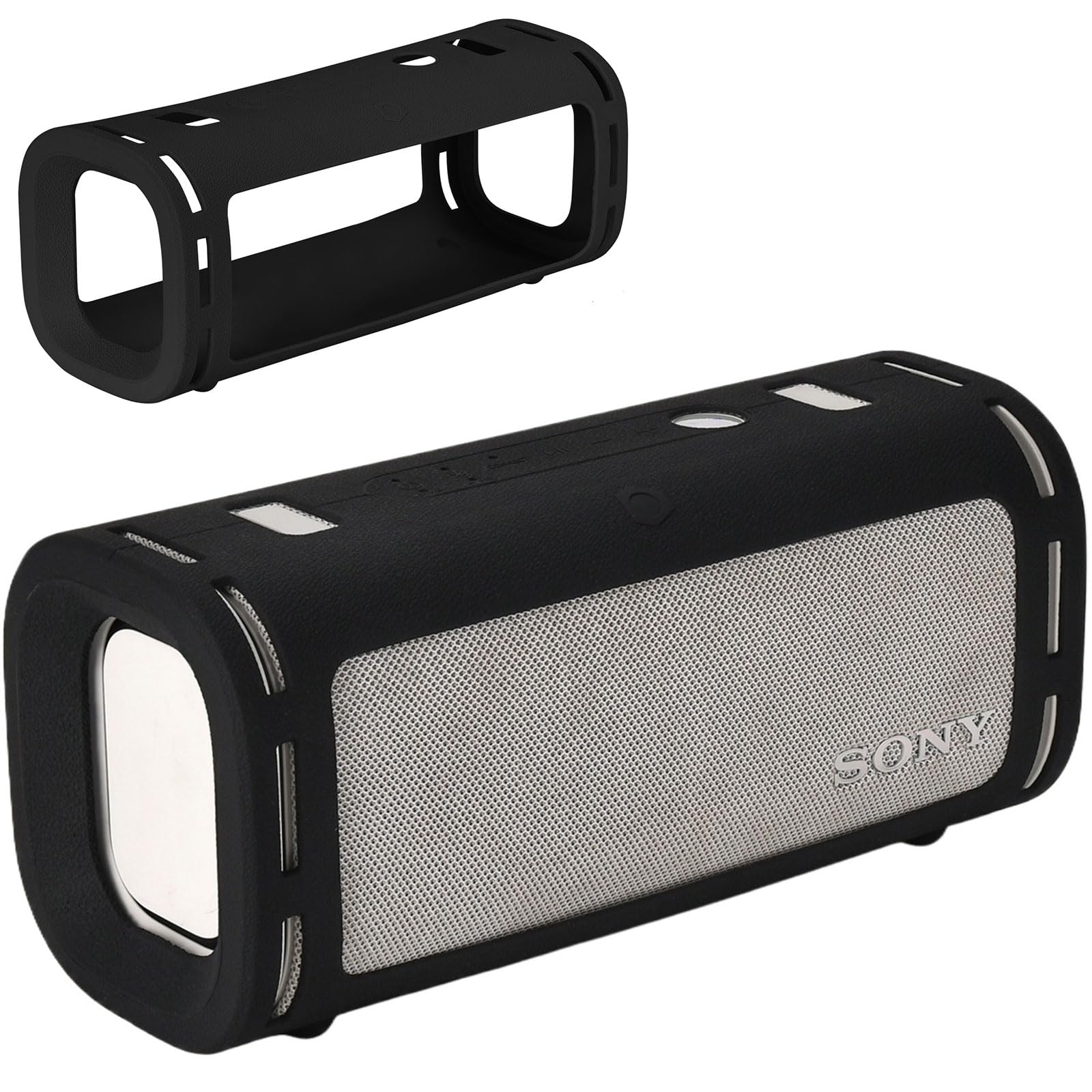 Silicone Custodia protettiva per Sony ULT Field 5 Altoparlante (Nero)
