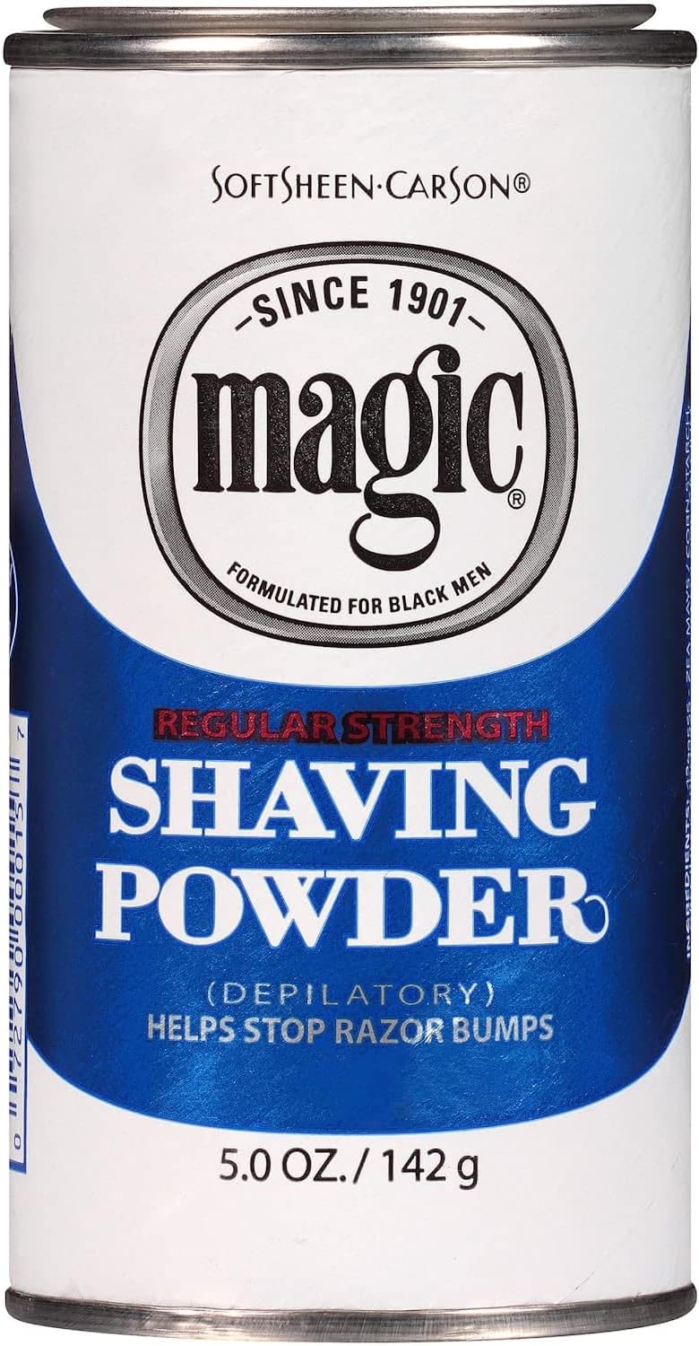 Magic Shaving Powder Blue 5 Ounce Regular Depilatory (145ml) (2 Pack)