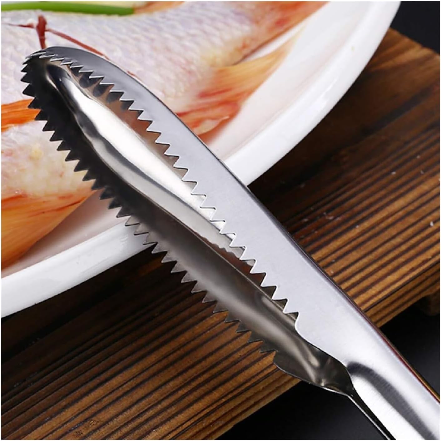 Stainless Steel Fish Scaler Remover - Sturdy Fish Scale Cleaner Descaler Tool- Reliable Fish Scale Cleaning Scraper(3 pcs)