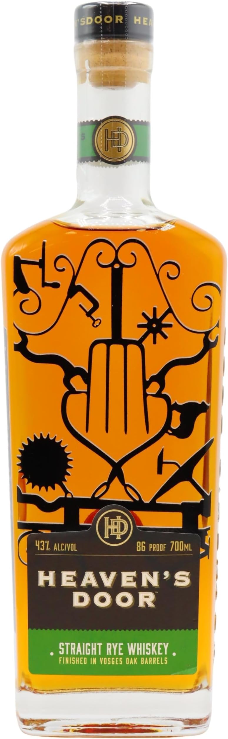 Heaven's Door - Straight Rye 86 Proof - Whiskey