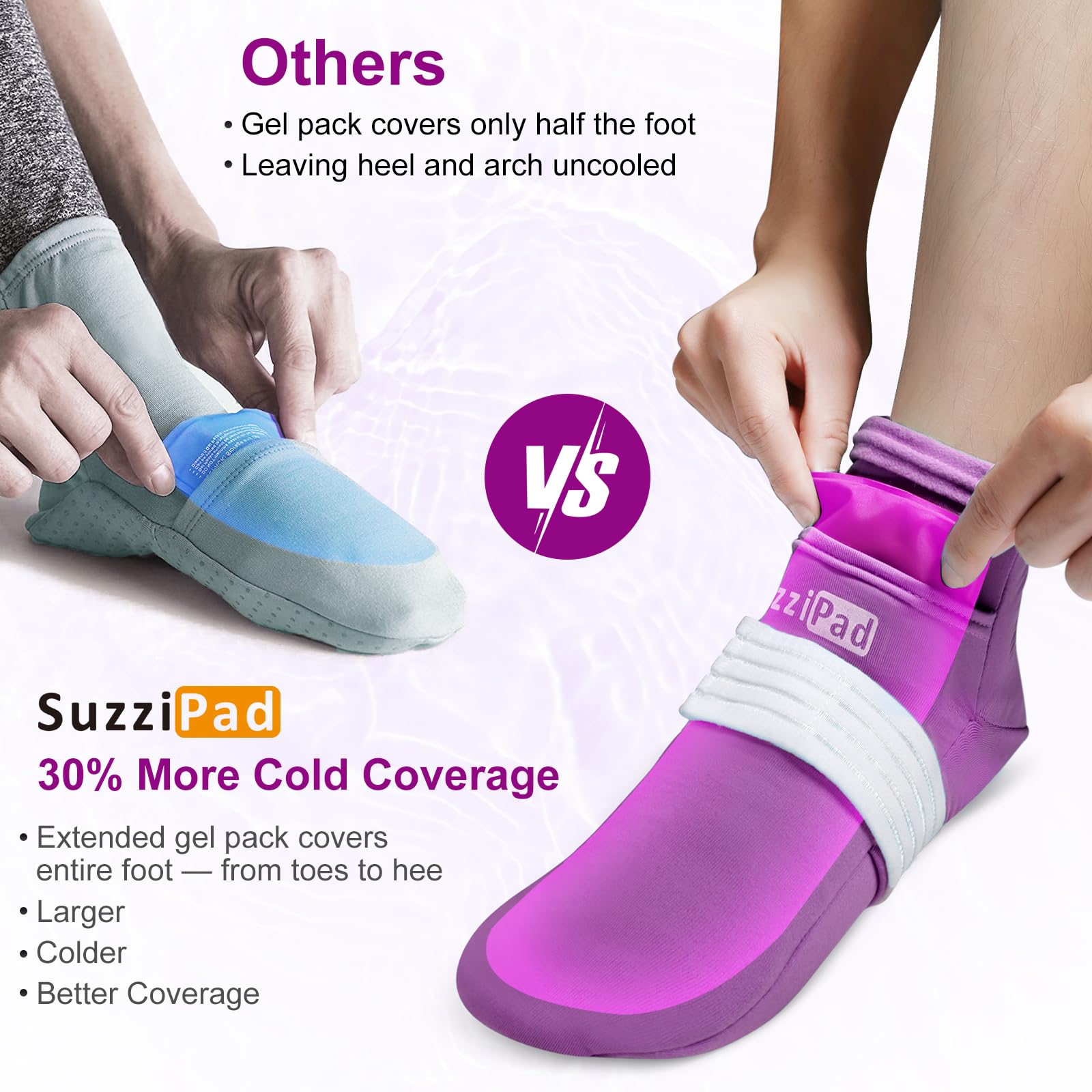 Amazon.com: SuzziPad Cold Socks & Hands Ice Pack for Chemo Must
