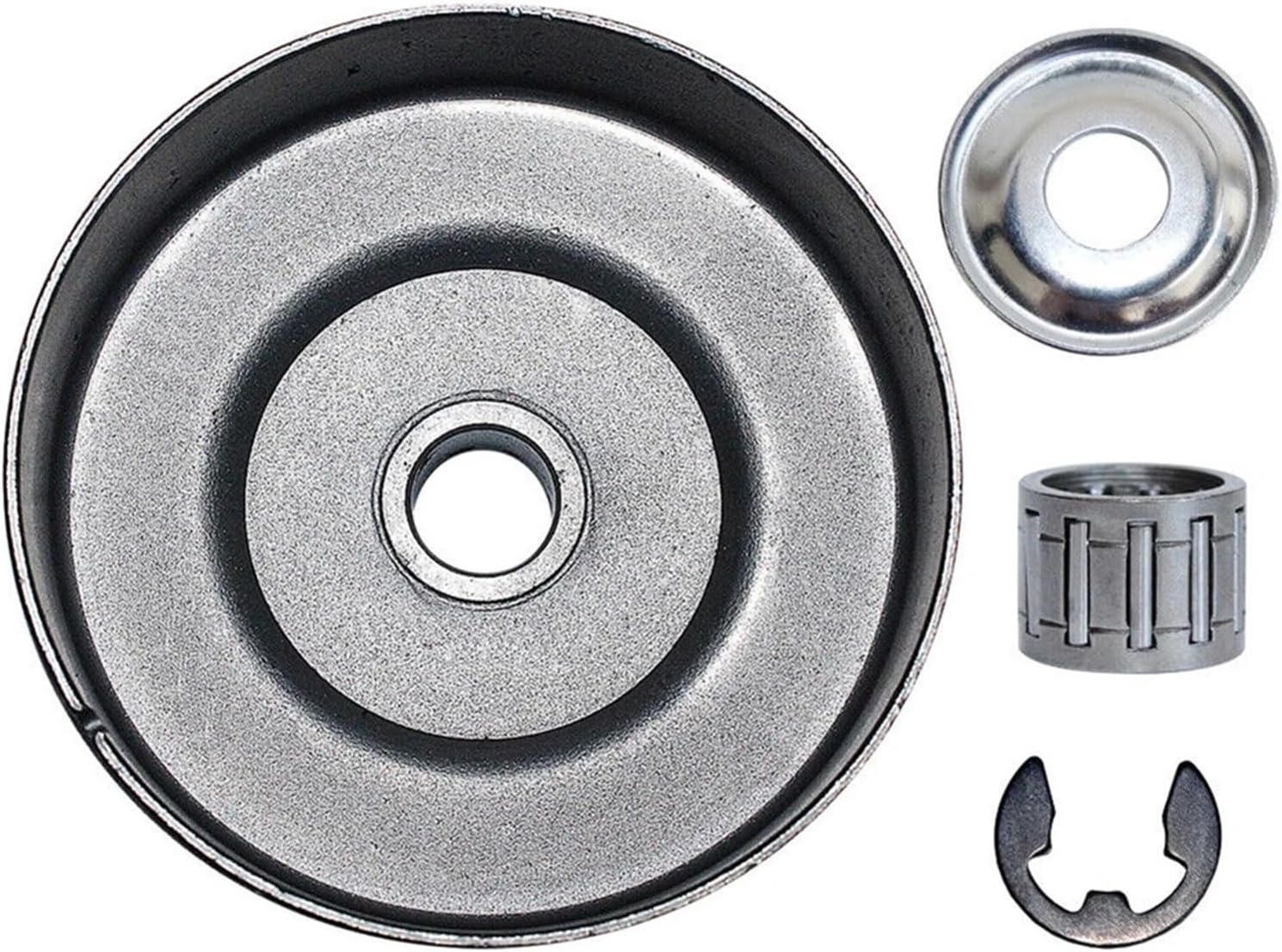 ニードルベアリング 3/8-7T クラッチドラム MS390 MS391 キットスプロケットワッシャーチェーンソークリップ 1129