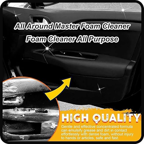 Miniatura 3 de All Around Master Limpiador de espuma, limpiador de espuma multiusos, limpiador de espuma multiusos para automóvil, limpiador de espuma mágica