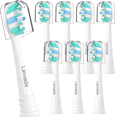 Miniatura 9 de Paquete de 12 cabezales de repuesto para cepillos de dientes Philips Sonicare 4100 6100, cabezales de repuesto C1 C2 para cepillo de dientes
